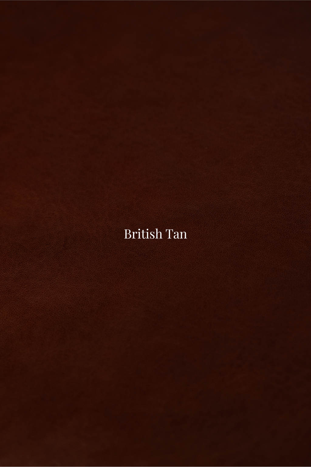 Solid brown color swatch with 'British Tan' text