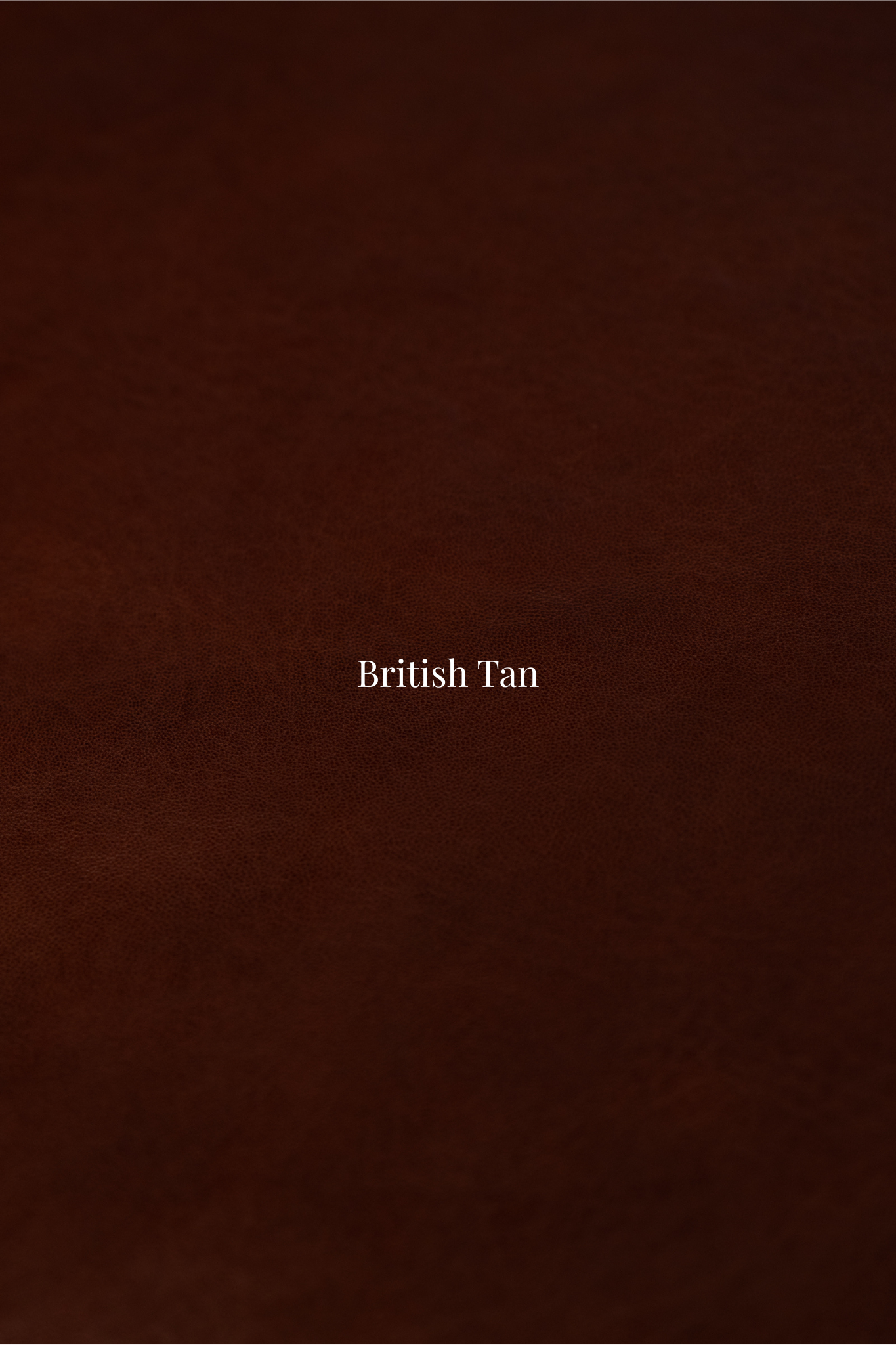 Solid brown color swatch with 'British Tan' text