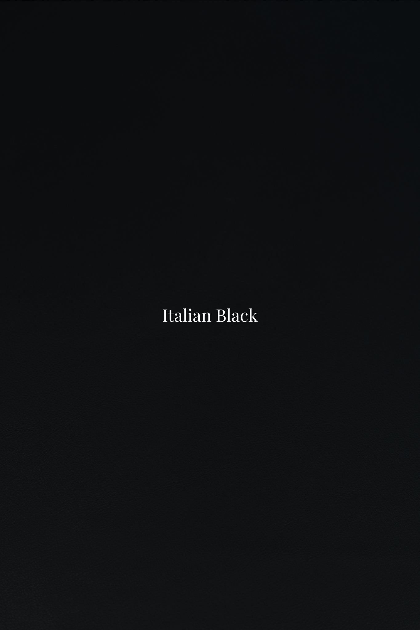 Text 'Italian Black' on a black background